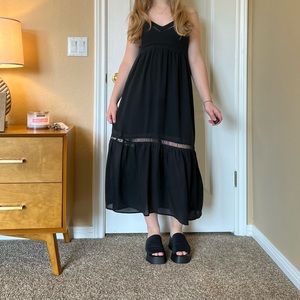 🌸🎀💌Abercrombie & fitch black babydoll dress💌🎀🌸